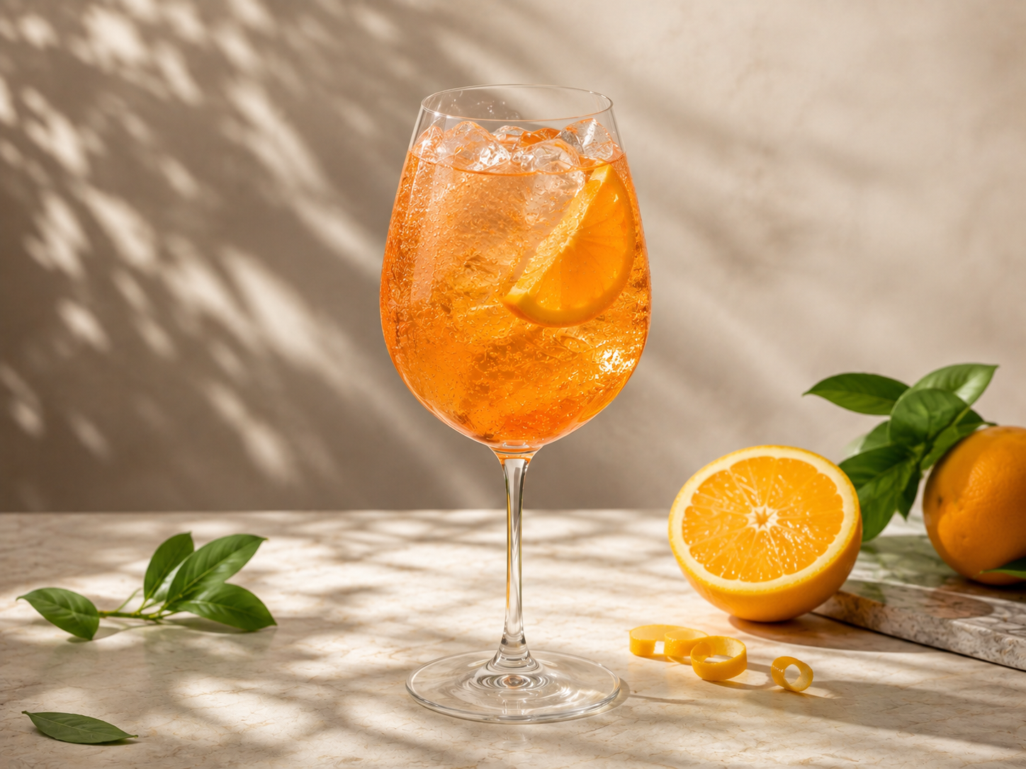 Orange Spritz 0,0 % aux agrumes et glaçons