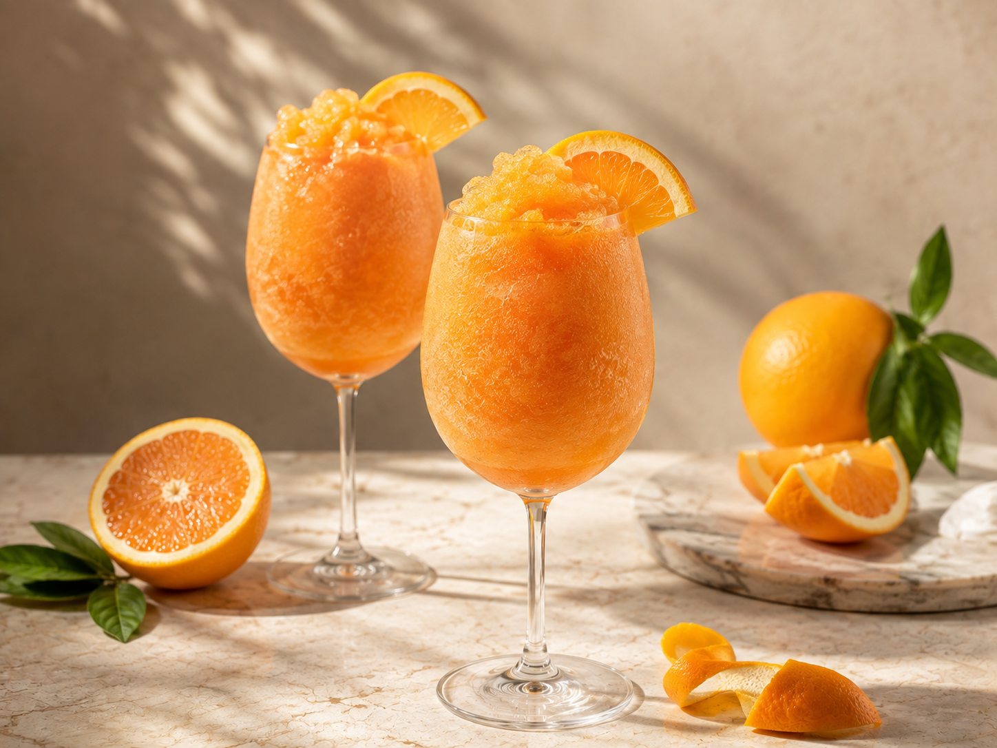 Frozen Spritz 0,0 % glacé façon granité orange